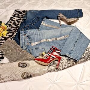 LEVI STRAUSS 501 – 29 X 30 JEANS WITH SILVER STRIPES – NWT